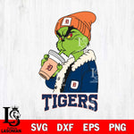 Detroit Tigers Grinch Bougie Football Svg Eps Dxf Png File, Digital Download, Instant Download