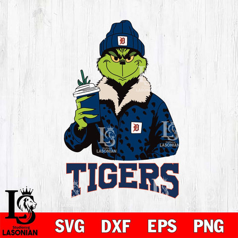 Detroit Tigers Grinch Leopard Svg Eps Dxf Png File, Digital Download, Instant Download