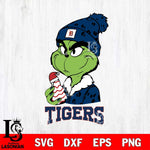 Detroit Tigers Grinch Tree Cake Svg Eps Dxf Png File, Digital Download, Instant Download