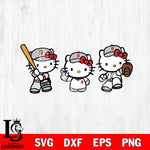 Detroit Tigers Hello Kitty sport 12 Svg Eps Dxf Png File, Digital Download, Instant Download