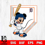 Detroit Tigers Mickey 3 Svg Eps Dxf Png File, Digital Download, Instant Download