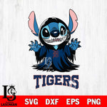 Detroit Tigers Stitch Ghost Svg Eps Dxf Png File, MLB svg, Digital Download, Instant Download