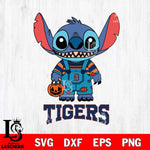 Detroit Tigers Stitch Horror Halloween Svg Eps Dxf Png File, MLB svg, Digital Download, Instant Download