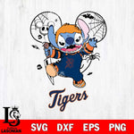 Detroit Tigers Stitch Michael Halloween Svg Eps Dxf Png File, Digital Download, Instant Download