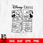 Diseny Cruise Black White Svg Eps Dxf Png File, Digital Download ,Instant Download, Cricut File