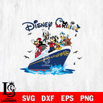 Disney Cruise Mickey Friends Svg Eps Dxf Png File,Digital Download ,Instant Download, Cricut File