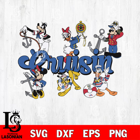 Disney Cruisin Svg Eps Dxf Png File, Digital Download ,Instant Download, Cricut File