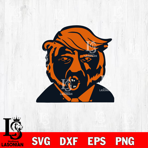 Donald Trump Chicago Bears Svg Eps Dxf Png File, Digital Download ,Instant Download, Cricut File