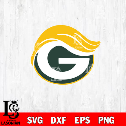 Donald Trump Greenbay Packers Svg Eps Dxf Png File, Digital Download ,Instant Download, Cricut File