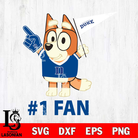 Duke Blue Devils Bingo 1# Fan Svg Eps Dxf Png File,NCAA Svg Files,Bluey svg ,Digital Download ,Instant Download, Cricut File