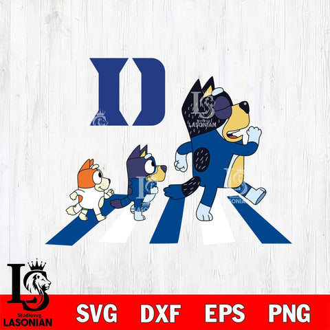 Duke Blue Devils Bluey 6 Svg Eps Dxf Png File, Digital Download, Instant Download