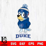 Duke Blue Devils Bluey Hoodie rugby Svg Eps Dxf Png File, Digital Download ,Instant Download, Cricut File