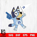 Duke Blue Devils Bluey flag Svg Eps Dxf Png File, Digital Download, Instant Download