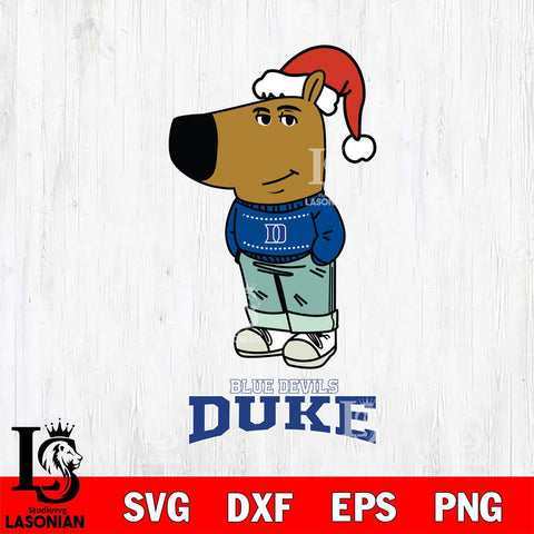 Duke Blue Devils Chill Guy Christmas Svg Eps Dxf Png File,NCAA Svg Files,Chill Guy svg ,Digital Download ,Instant Download, Cricut File