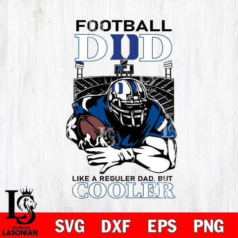 Duke Blue Devils Football Dad Cooler Svg Eps Dxf Png File, Digital Download, Instant Download