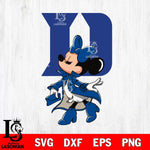 Duke Blue Devils Glamorous Minnie Svg Eps Dxf Png File, Digital Download, Instant Download