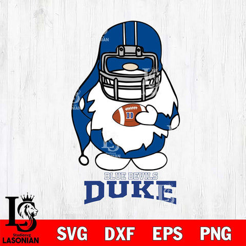 Duke Blue Devils Gnomes Christmas Svg Eps Dxf Png File, Digital Download, Instant Download