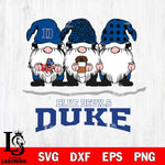 Duke Blue Devils Gnomes Coffee Svg Eps Dxf Png File, Digital Download, Instant Download