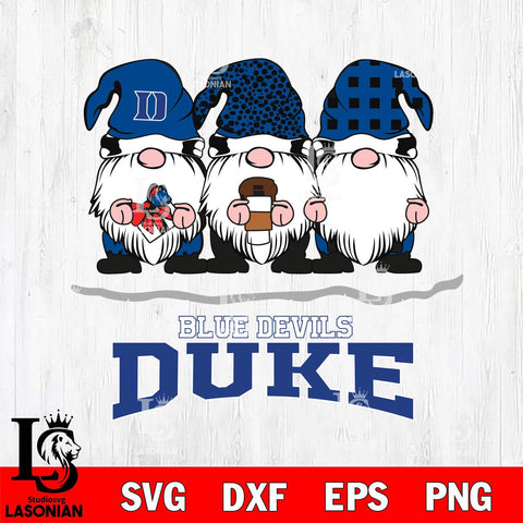 Duke Blue Devils Gnomes Coffee Svg Eps Dxf Png File, Digital Download, Instant Download