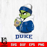 Duke Blue Devils Grinch Bougie Sport Svg Eps Dxf Png File, Digital Download, Instant Download