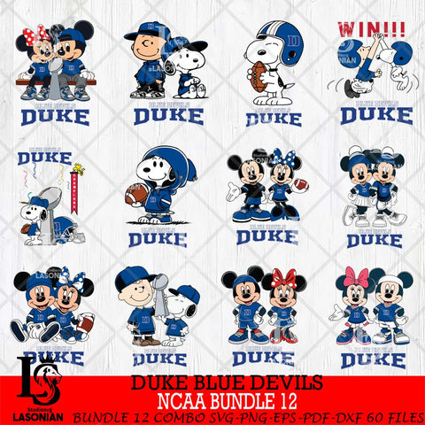 Duke Blue Devils NCAA Bundle 12 Svg Eps Dxf Png File,Bundle NCAA svg , Digital Download , Instant Download, Cricut File