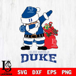 Duke Blue Devils Santa Dabbing Christmas Svg dxf eps png pdf file,NCAA svg,Digital Download,Cricut file