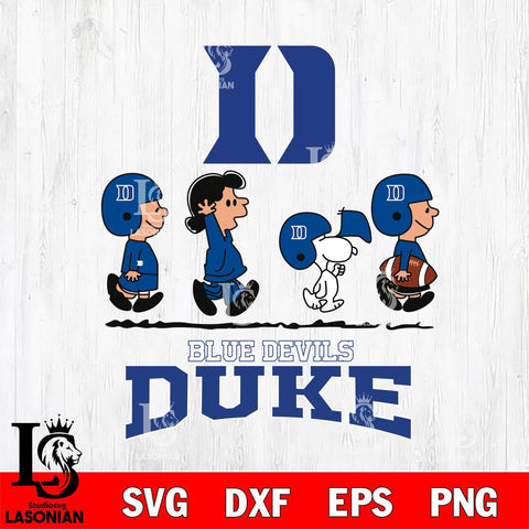 Duke Blue Devils Snoopy Sport 12 Svg Eps Dxf Png File, Digital Download