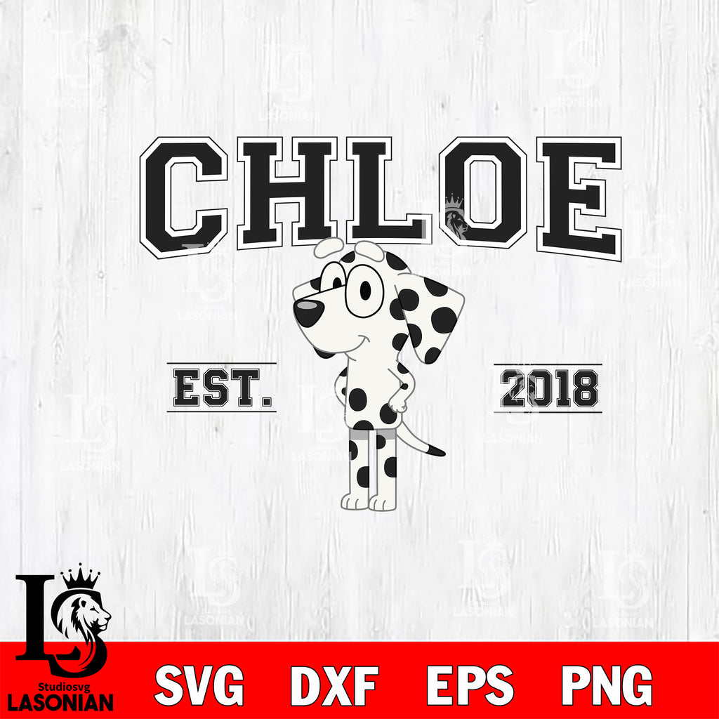 EST BLUEY CHLOE – lasoniansvg