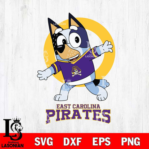 East Carolina Pirates Bandit Heeler Rugby Svg Eps Dxf Png File, Digital Download ,Instant Download, Cricut File