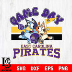 East Carolina Pirates Bluey & Bingo 9 Svg Eps Dxf Png File, NCAA svg, Digital Download, Instant Download