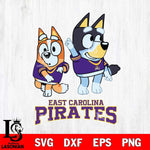 East Carolina Pirates Bluey Chilli Mode Dance Svg Eps Dxf Png File, Digital Download, Instant Download