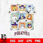 East Carolina Pirates Bluey Halloween Sport Svg Eps Dxf Png File, Digital Download, Instant Download