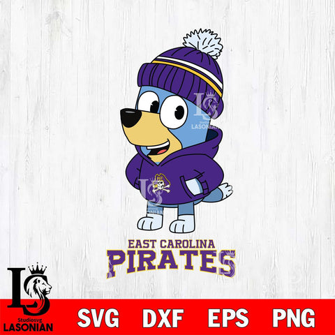 East Carolina Pirates Bluey Hoodie Sport Svg Eps Dxf Png File, Digital Download ,Instant Download, Cricut File