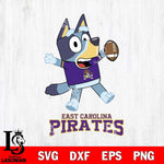 East Carolina Pirates Bluey Sport Football Svg Eps Dxf Png File,NCAA Svg Files,Bluey svg ,Digital Download ,Instant Download, Cricut File