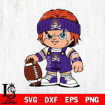 East Carolina Pirates Chucky Horror 5 Svg Eps Dxf Png File, NCAA svg, Digital Download, Instant Download