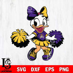 East Carolina Pirates Daisy Duck Cheerleader Svg Eps Dxf Png File, NCAA svg, Digital Download, Instant Download