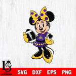 East Carolina Pirates Minnie Mouse Svg Eps Dxf Png File, NCAA svg, Digital Download, Instant Download