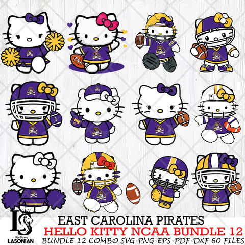 East Carolina Pirates NCAA Bundle 12 Svg Eps Dxf Png File, NCAA svg, Digital Download, Instant Download