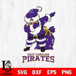 East Carolina Pirates Santa Claus Ugly Svg dxf eps png pdf file,NCAA svg,Digital Download,Cricut file