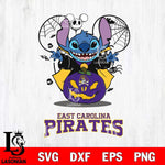 East Carolina Pirates Stitch Horror Halloween Svg Eps Dxf Png File, Digital Download, Instant Download