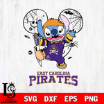 East Carolina Pirates Stitch Michael Halloween Svg Eps Dxf Png File, Digital Download, Instant Download