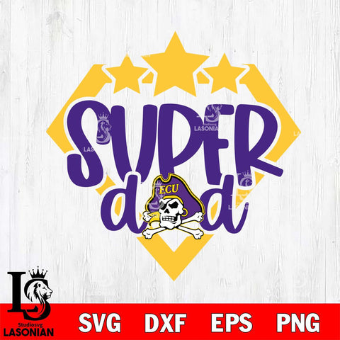 East Carolina Pirates Supper Dad Svg Eps Dxf Png File, Digital Download, Instant Download