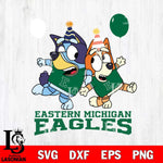 Eastern Michigan Eagles Bluey & Bingo 2 Svg Eps Dxf Png File, NCAA svg, Digital Download, Instant Download