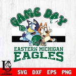 Eastern Michigan Eagles Bluey & Bingo 9 Svg Eps Dxf Png File, NCAA svg, Digital Download, Instant Download