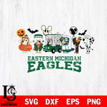 Eastern Michigan Eagles Bluey Halloween Svg Eps Dxf Png File, Digital Download, Instant Download