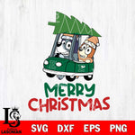 Eastern Michigan Eagles Bluey Merry Christmas Svg Eps Dxf Png File, Digital Download