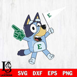 Eastern Michigan Eagles Bluey flag Svg Eps Dxf Png File, Digital Download, Instant Download