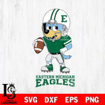 Eastern Michigan Eagles Bluey rugby Svg Eps Dxf Png File, Digital Download ,Instant Download, Cricut File