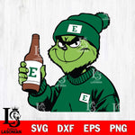 Eastern Michigan Eagles Boujee Grinch 5 Svg Eps Dxf Png File, Digital Download, Instant Download