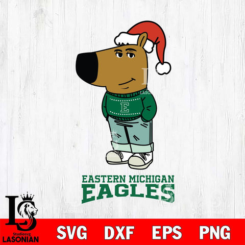 Eastern Michigan Eagles Chill Guy Christmas Svg Eps Dxf Png File,NCAA Svg Files,Chill Guy svg ,Digital Download ,Instant Download, Cricut File